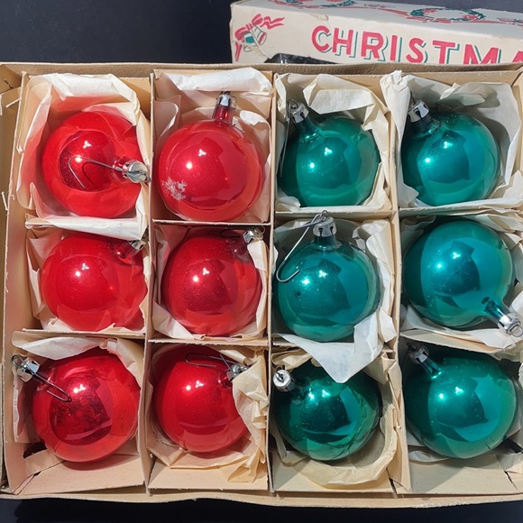 COPY - 1950's Vintage Polish Mercury Glass Ball Ornaments! 11 ornaments - Picture 16 of 16